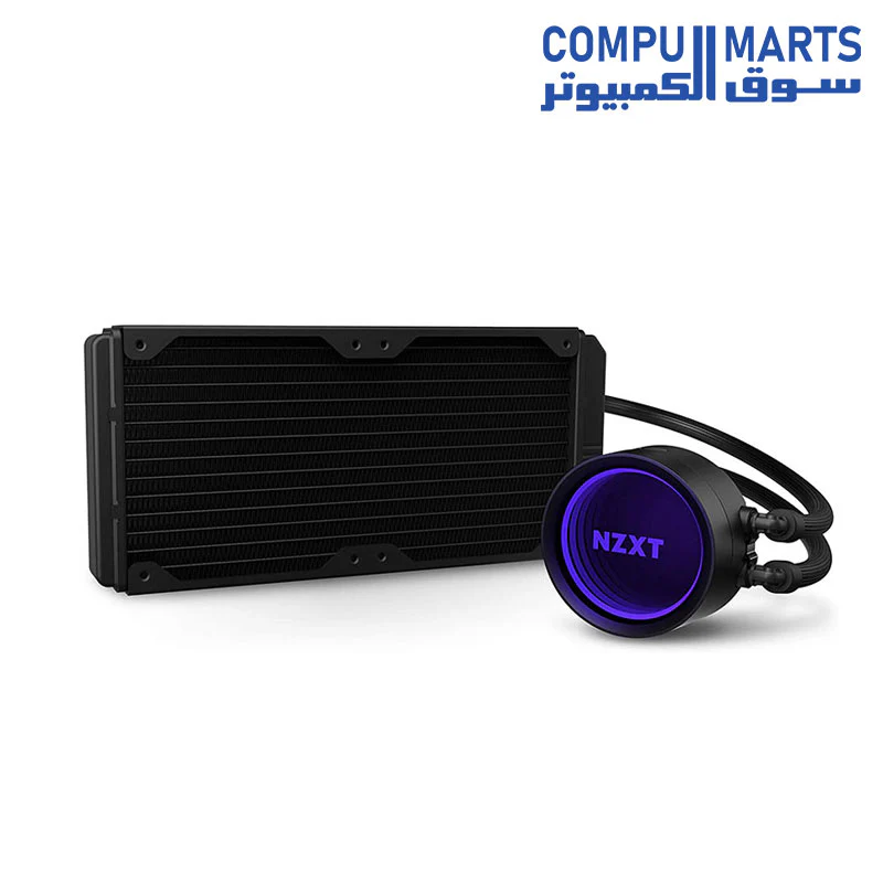 NZXT Kraken X63 280mm - RL-KRX63-01 - AIO RGB CPU Liquid Cooler Rotating Infinity Mirror Design   Improved Pump   Powered by CAM V4  NZXT LIQUID COOLING FANS  AER P 140mm Radiator Fans 2 Included - Image 3