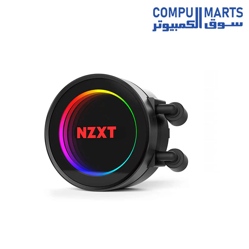Cooler NZXT Kraken X73 RGB 360mm - RL-KRX73-R1 - AIO RGB CPU Liquid - Rotating Infinity Mirror Design - Improved Pump - Powered By CAM V4 - NZXT RGB LIQUID COOLING FANS - Aer RGB V2 120mm Radiator Fans (3 Included) - Image 3