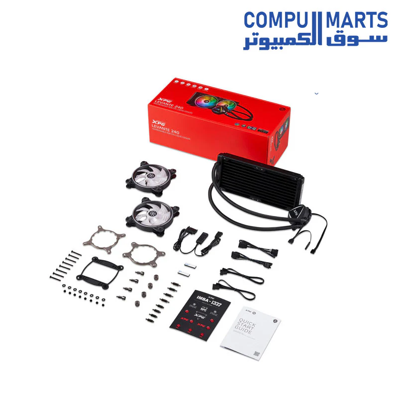 XPG LEVANTE 240 Addressable RGB CPU Cooler - Image 4