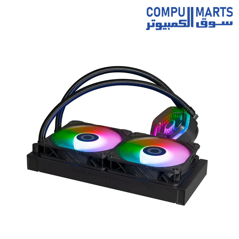 CoolerMaster MasterLiquid 240 Atmos ARGB 240mm Liquid Cooler - Image 4