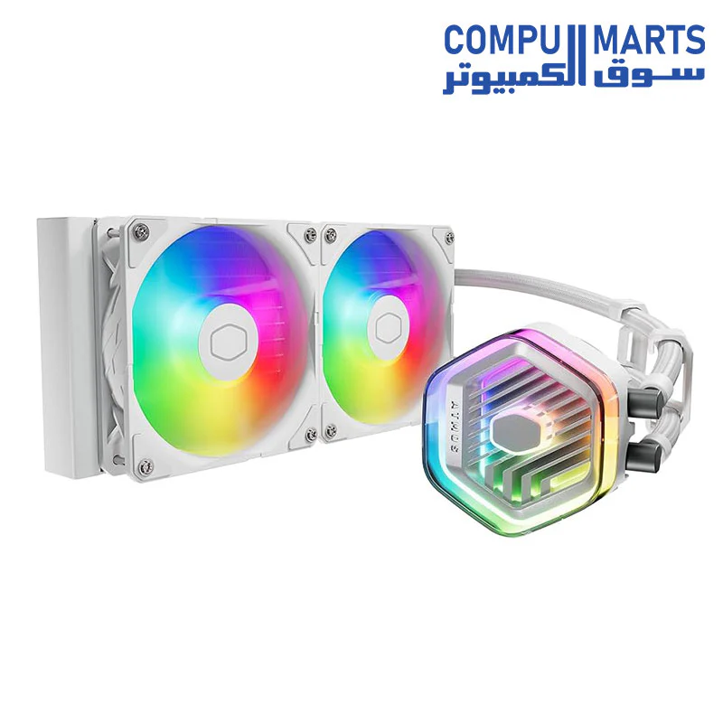 CoolerMaster MasterLiquid 240 Atmos ARGB 240mm Liquid Cooler - Image 5