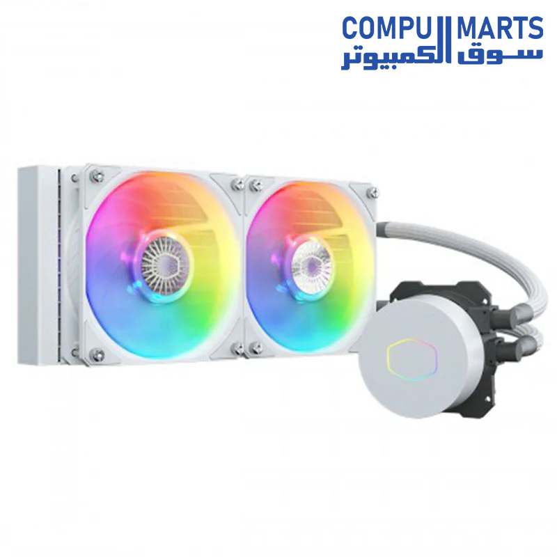 CoolerMaster MasterLiquid 240 Atmos ARGB 240mm Liquid Cooler - Image 7