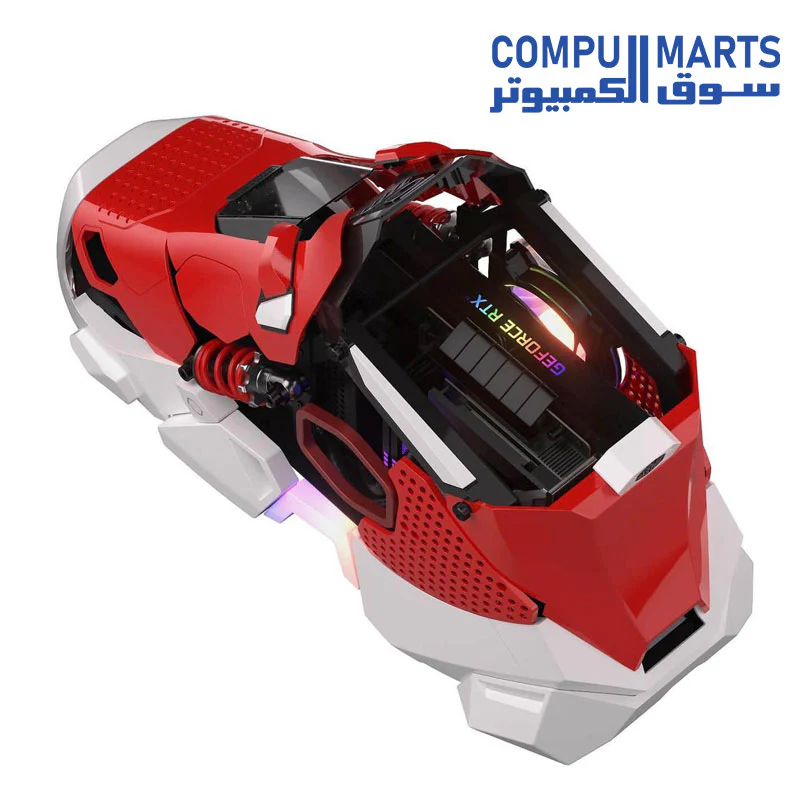 CoolerMaster Sneaker-X CPT Kit Case Mini-ITX Classic Red Aluminum SFX PSU 3-slot GPUs - Image 3