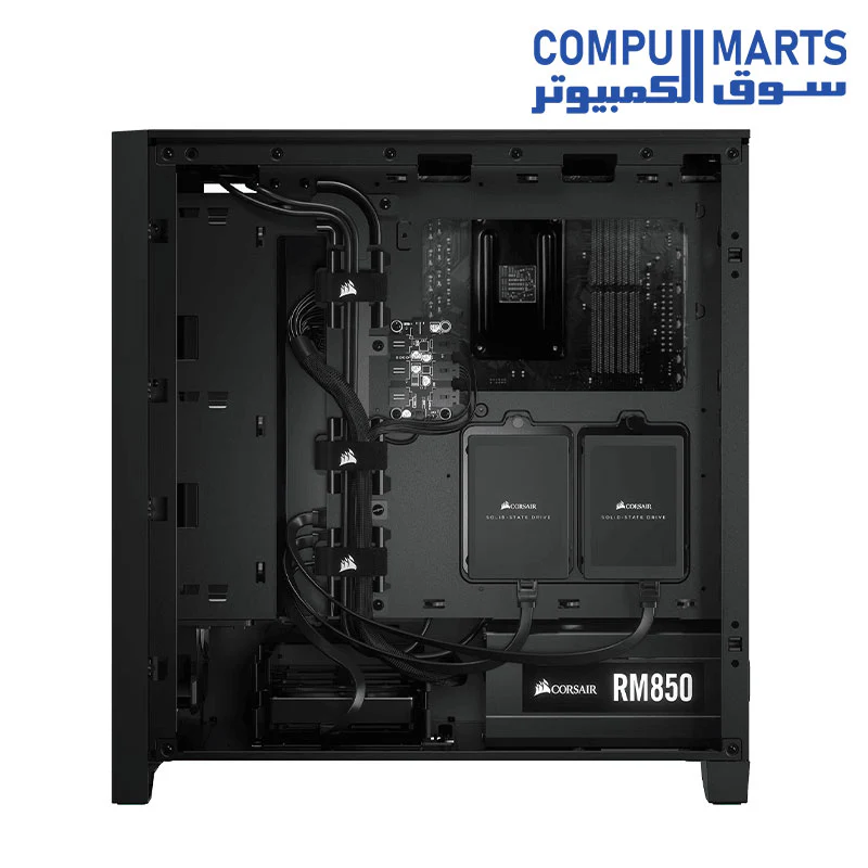 Corsair 4000D Tempered Glass Mid-Tower ATX Case — Black - CC-9011198-WW - Image 5