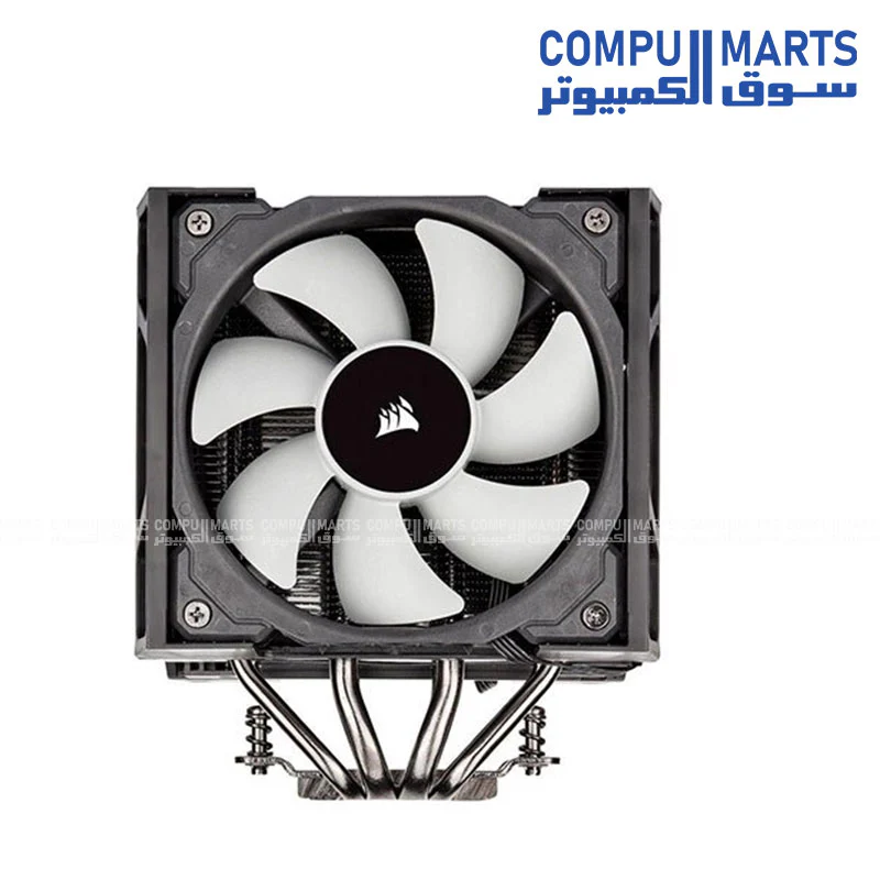 CORSAIR A500 CT-9010003-WW CPU Air Cooler – Dual 120mm Fans – 250W TDP – Magnetic Levitation – Intel &amp; AMD – Black - Image 3