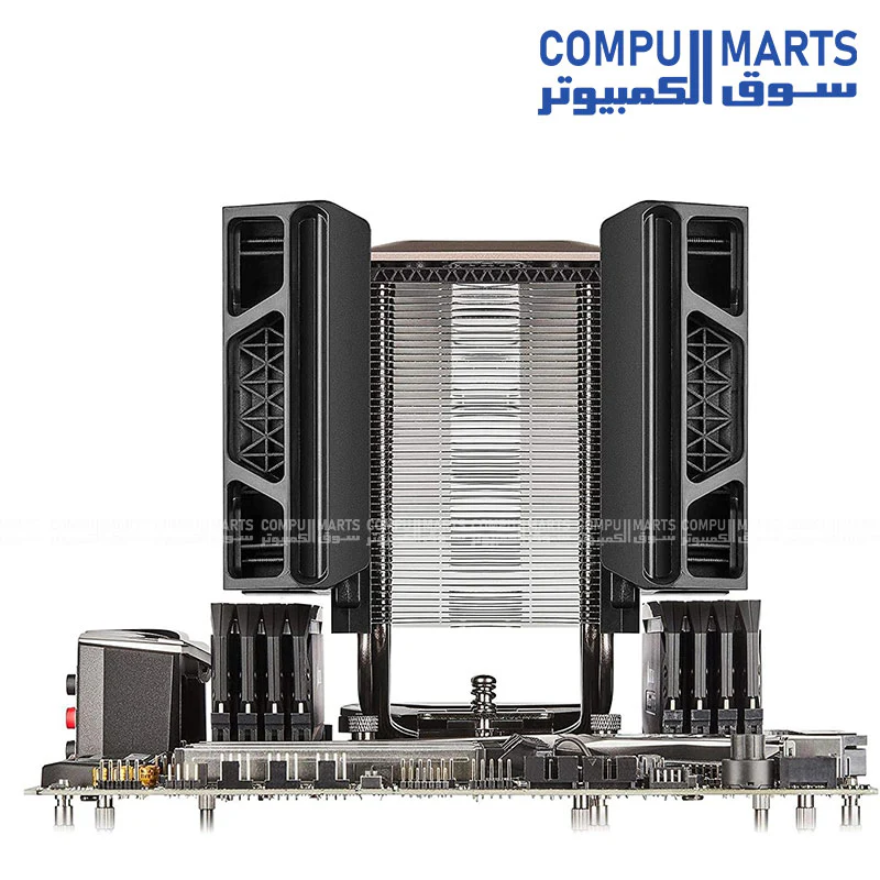CORSAIR A500 CT-9010003-WW CPU Air Cooler – Dual 120mm Fans – 250W TDP – Magnetic Levitation – Intel &amp; AMD – Black - Image 6
