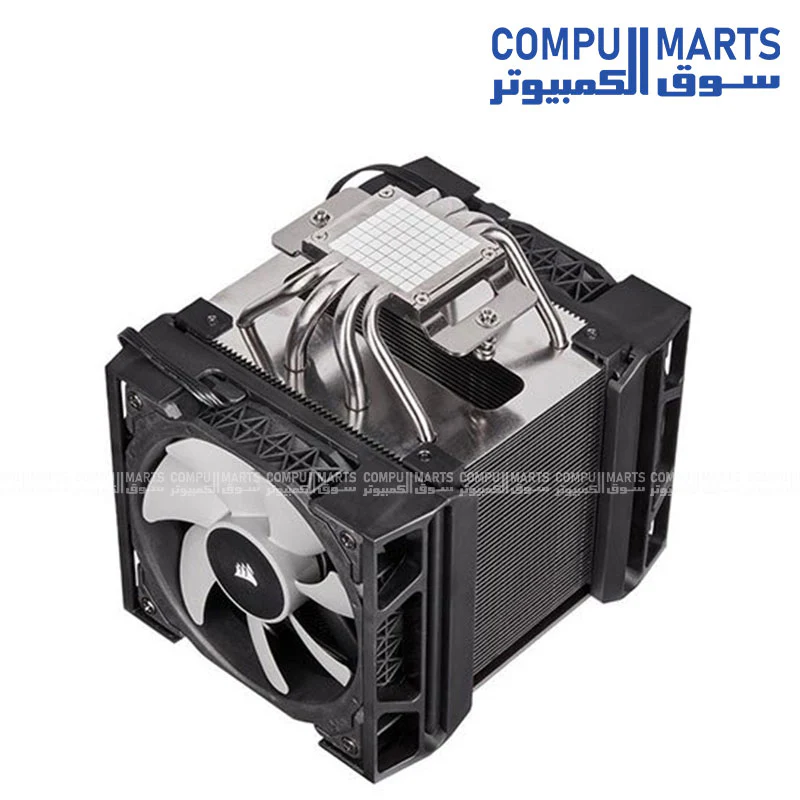 CORSAIR A500 CT-9010003-WW CPU Air Cooler – Dual 120mm Fans – 250W TDP – Magnetic Levitation – Intel &amp; AMD – Black - Image 7