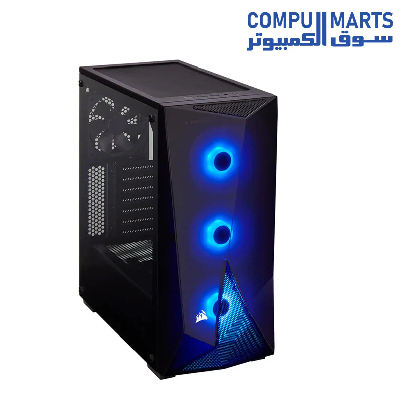 Corsair Carbide Series SPEC-DELTA RGB Mid-Tower ATX Gaming Case, Tempered Glass - Image 9