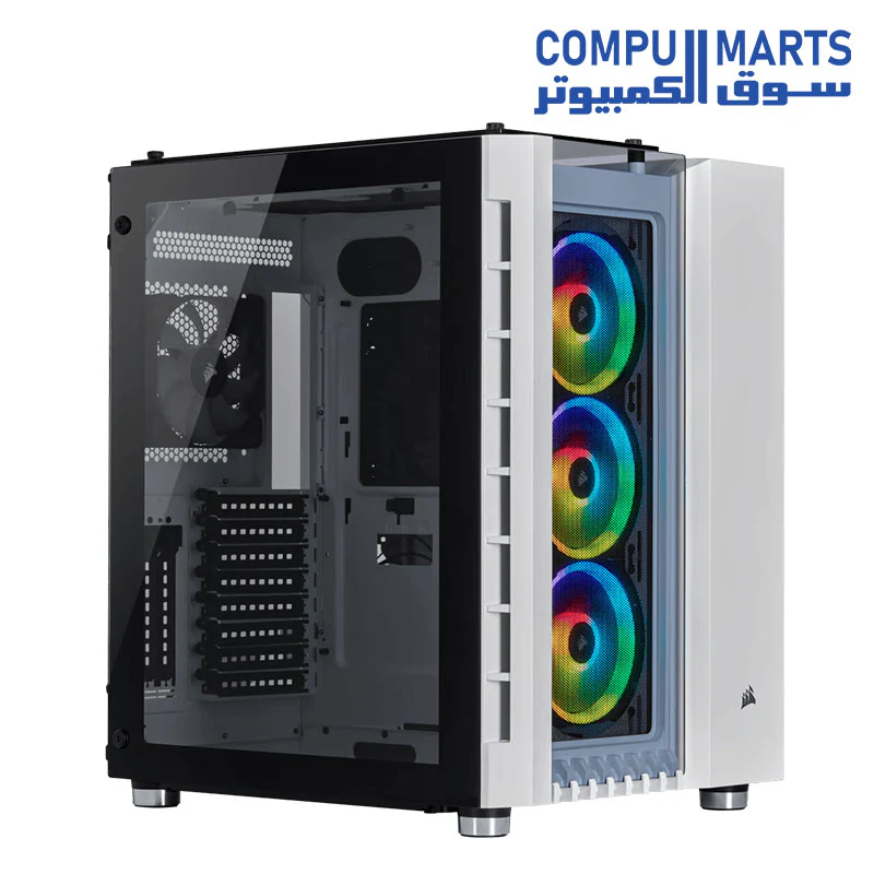 Corsair Crystal Series 680X RGB ATX High Airflow Tempered Glass Smart Case - Image 2