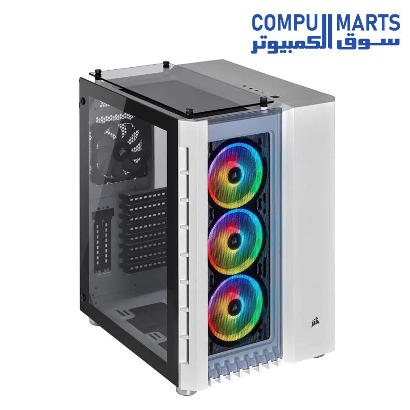 Corsair Crystal Series 680X RGB ATX High Airflow Tempered Glass Smart Case - Image 3