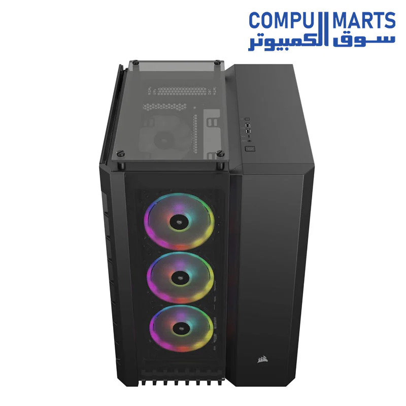 Corsair Crystal Series 680X RGB ATX High Airflow Tempered Glass Smart Case - Image 5