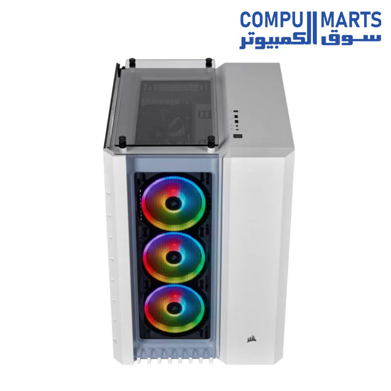 Corsair Crystal Series 680X RGB ATX High Airflow Tempered Glass Smart Case - Image 6
