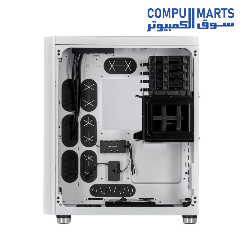 Corsair Crystal Series 680X RGB ATX High Airflow Tempered Glass Smart Case - Image 9