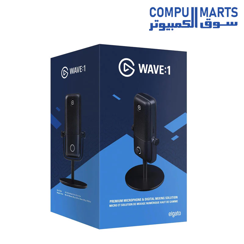 CORSAIR Elgato Wave 1  Premium Cardioid USB Condenser Microphone for Streaming - Image 4