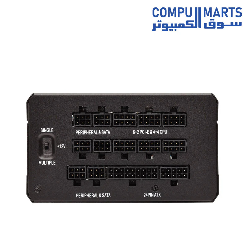 Corsair HX Series HX1000 1000 Watt 80 PLUS PLATINUM  Certified Fully Modular Power Supply (CP-9020139-UE) - Image 3