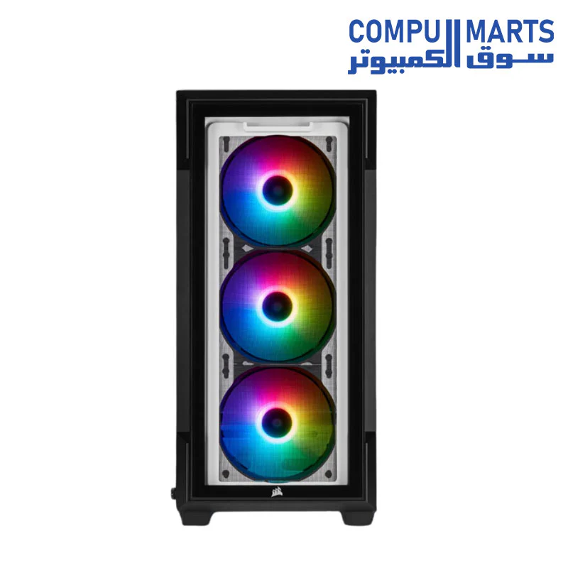 Corsair iCUE 220T RGB Tempered Glass Mid-Tower Smart Case - Image 6