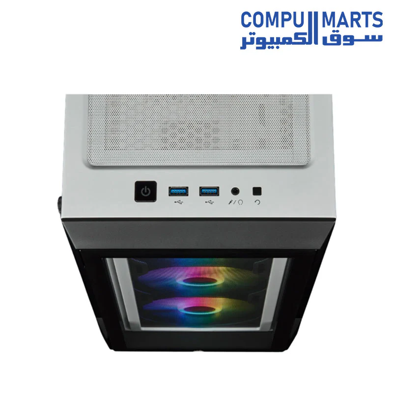 Corsair iCUE 220T RGB Tempered Glass Mid-Tower Smart Case - Image 8