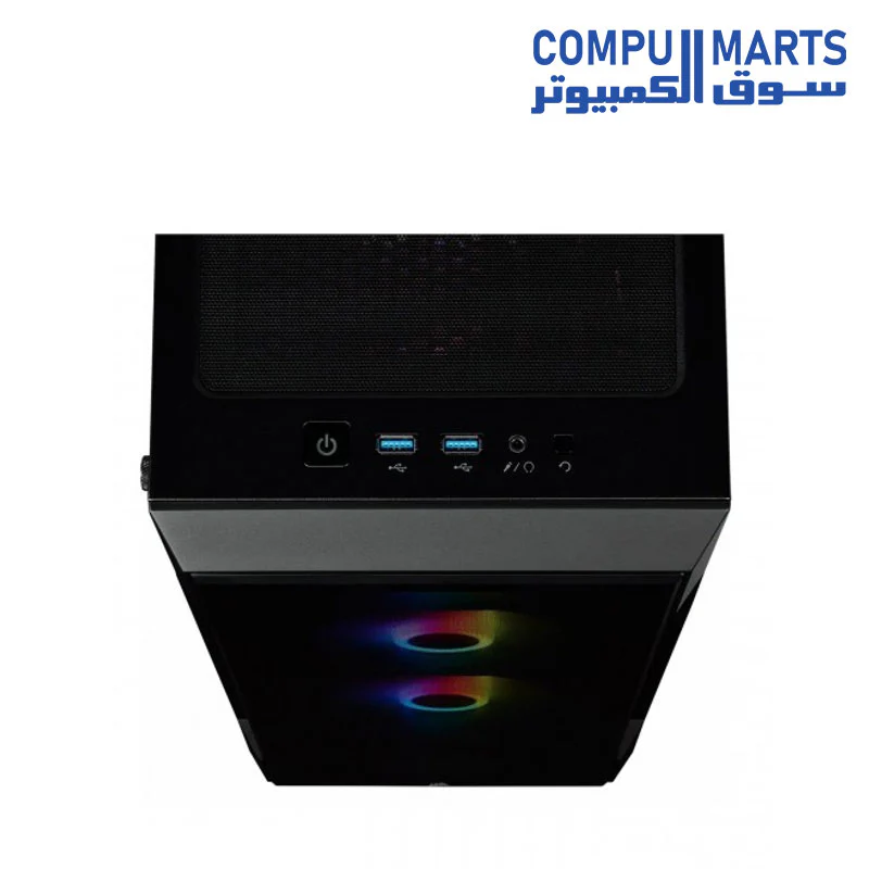 Corsair iCUE 220T RGB Tempered Glass Mid-Tower Smart Case - Image 9