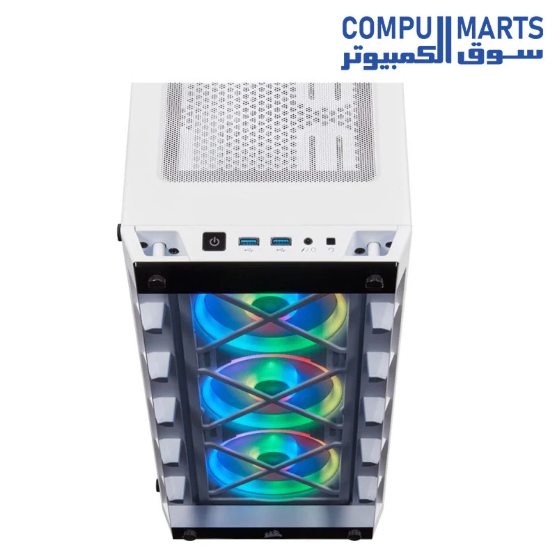 Corsair iCUE 465X RGB Mid-Tower ATX Smart Case - Image 10