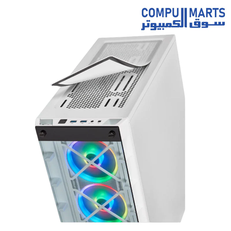 Corsair iCUE 465X RGB Mid-Tower ATX Smart Case - Image 11