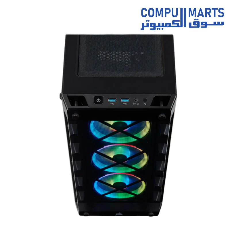 Corsair iCUE 465X RGB Mid-Tower ATX Smart Case - Image 9