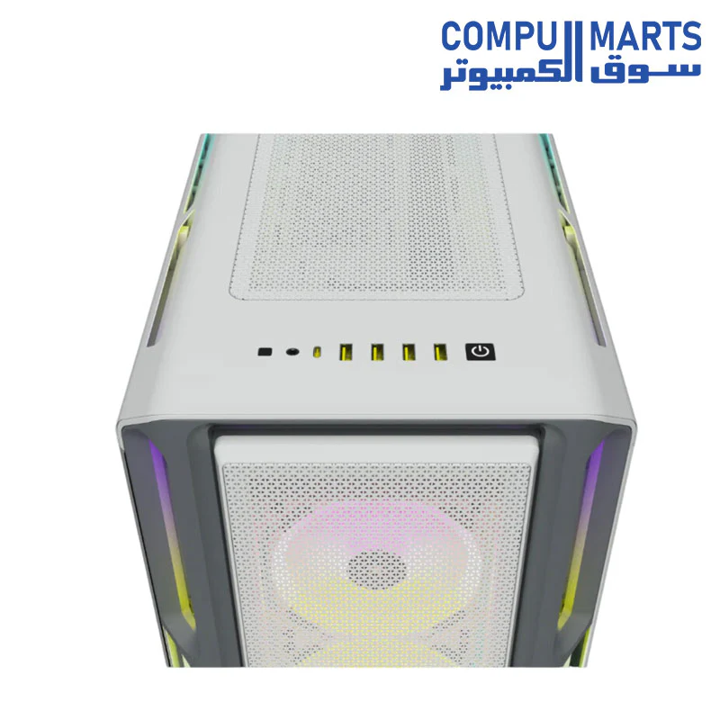 Corsair iCUE 5000T RGB Tempered Glass Mid-Tower ATX PC Case - Image 10
