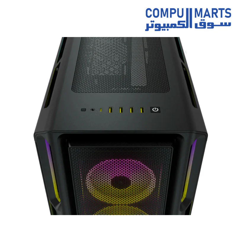 Corsair iCUE 5000T RGB Tempered Glass Mid-Tower ATX PC Case - Image 11