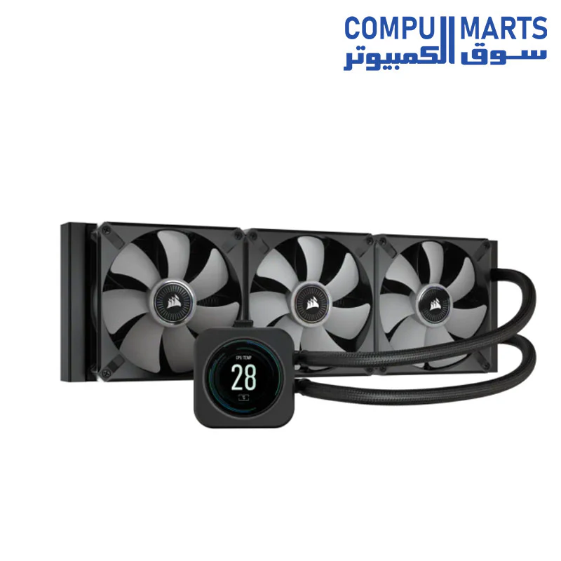 CORSAIR ICUE H150I ELITE LCD XT DISPLAY LIQUID CPU COOLER  (CW-9060062-RW) - Image 3