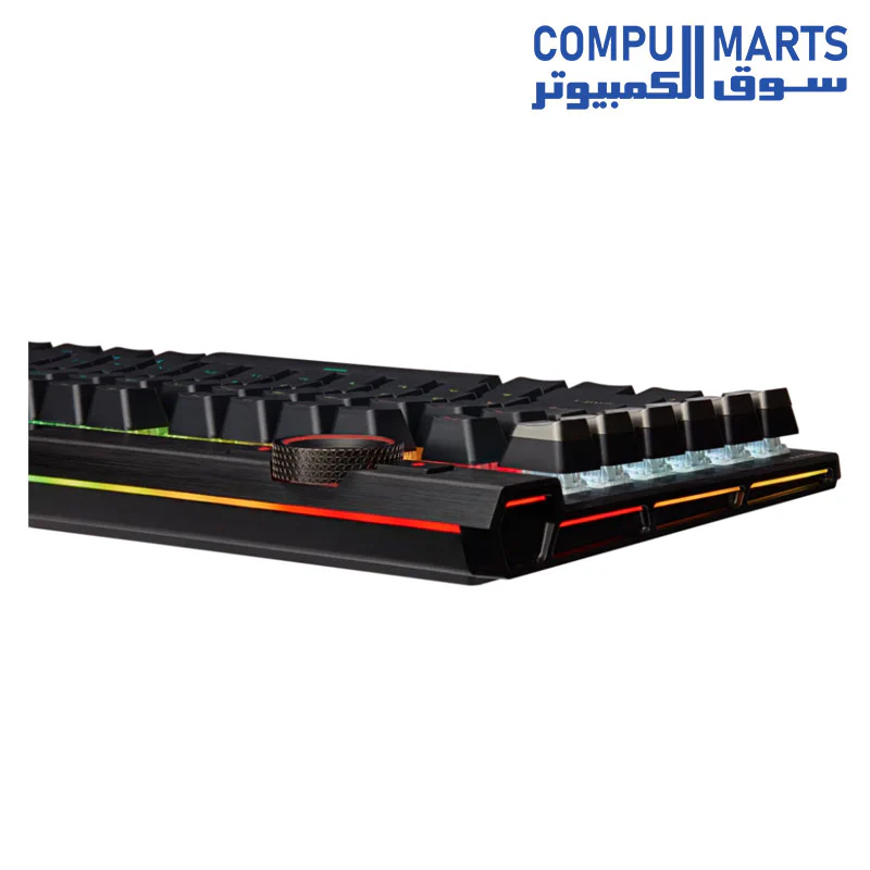 Corsair K100 RGB Optical-Mechanical Gaming Keyboard  CORSAIR OPX Switch Black - Image 9