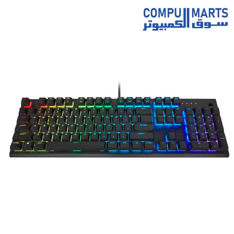 Corsair K60 RGB PRO Mechanical Gaming Keyboard 100% CHERRY MV Mechanical Keyswitches  Black - Image 2