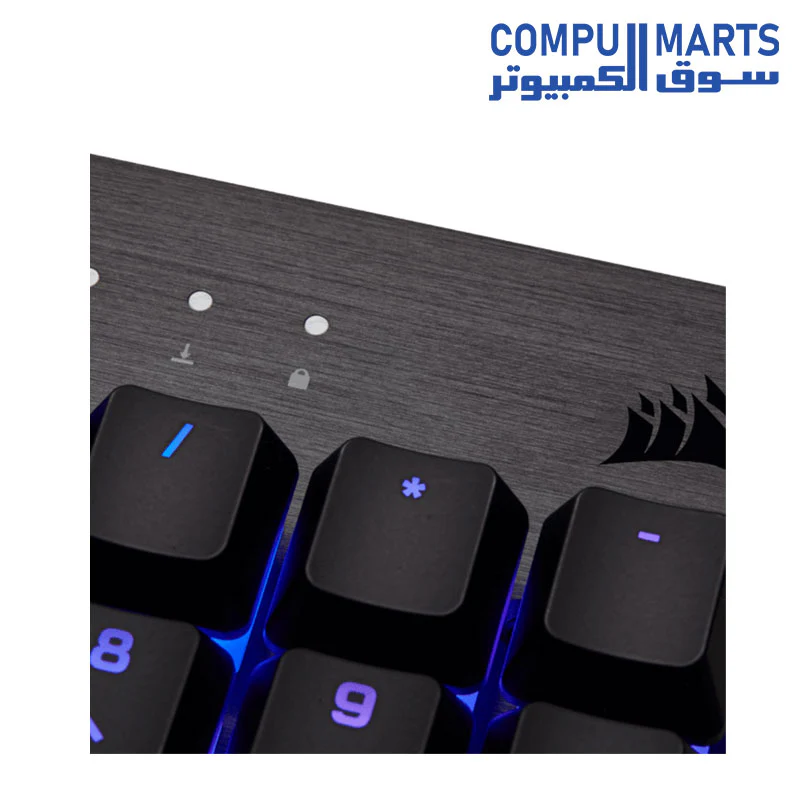 Corsair K60 RGB PRO Mechanical Gaming Keyboard 100% CHERRY MV Mechanical Keyswitches  Black - Image 4