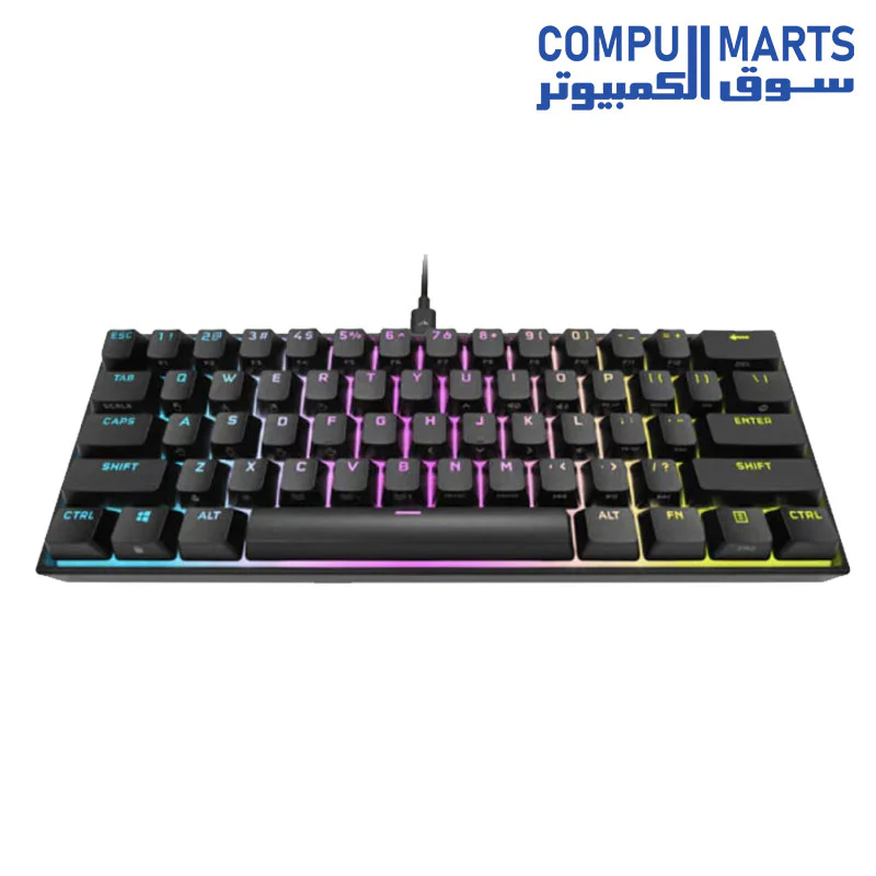 Corsair K65 RGB MINI 60% Mechanical Gaming Keyboard - CHERRY MX Red - Image 3