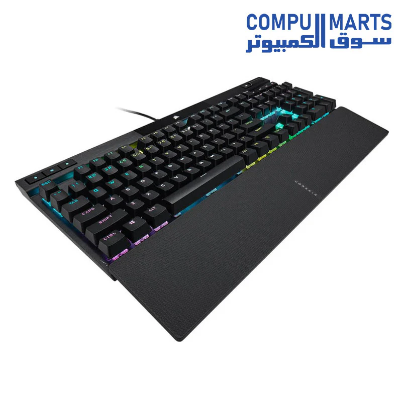 Corsair K70 RGB PRO Mechanical Gaming Keyboard with Polycarbonate Keycaps  CHERRY MX Red (AR) - Image 2