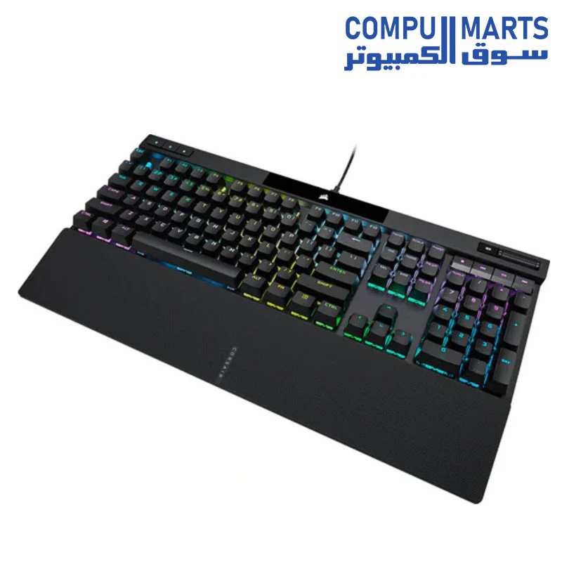 Corsair K70 RGB PRO Mechanical Gaming Keyboard with Polycarbonate Keycaps  CHERRY MX Red (AR) - Image 3