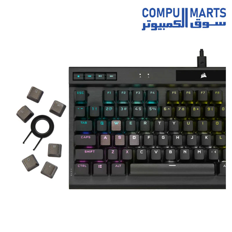 Corsair K70 RGB TKL CHAMPION SERIES Mechanical Gaming Keyboard  CHERRY MX Red - Image 6