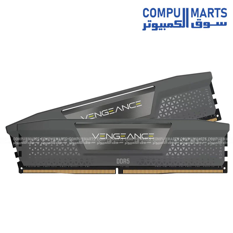 Corsair VENGEANCE DDR5( CMK32GX5M2E6000Z36) 32GB (2x16GB) 6000MHz CL36 – Intel XMP & AMD EXPO – Grey - Image 2