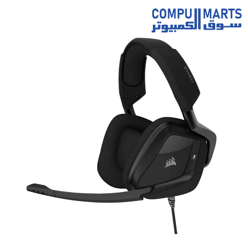 Corsair VOID Elite Surround Premium Gaming Headset with 7.1 Surround Sound - Discord Certified - Works with PC, Xbox Series X, Xbox Series S, PS5, PS4, Nintendo Switch - Carbon - Image 2