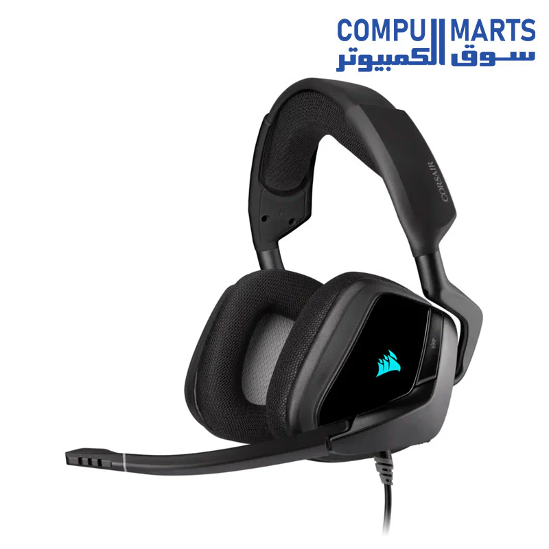 Corsair VOID RGB ELITE USB Connector Circumaural Premium Gaming Headset with 7.1 Surround Sound, Carbon - Image 2