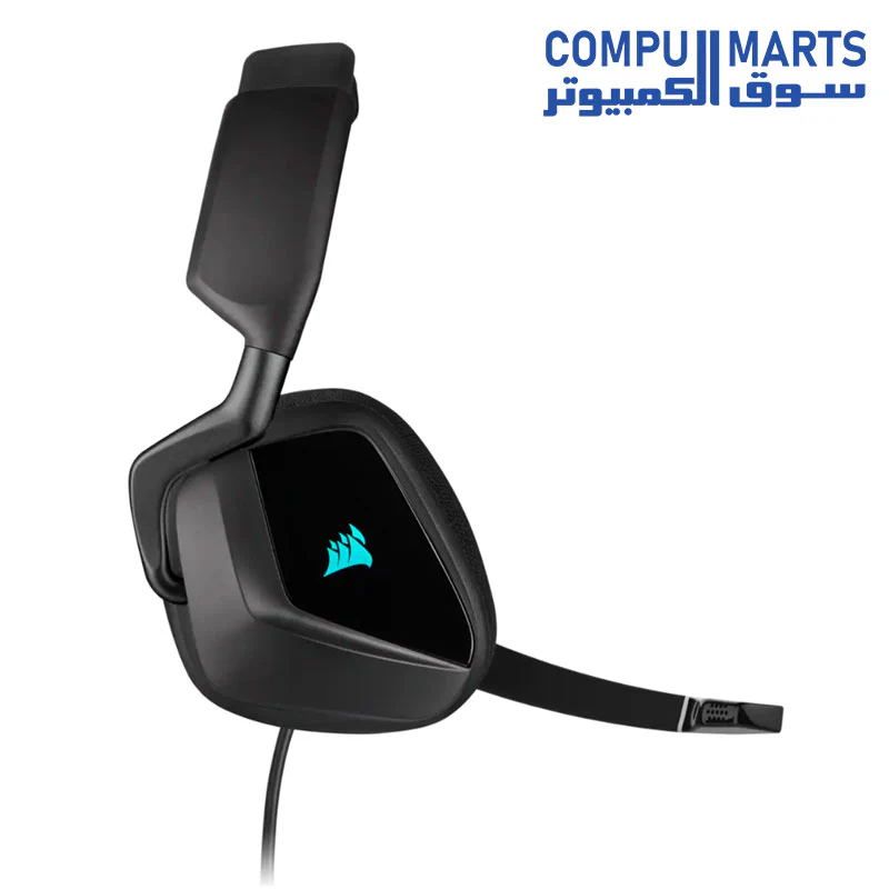 Corsair VOID RGB ELITE USB Connector Circumaural Premium Gaming Headset with 7.1 Surround Sound, Carbon - Image 3