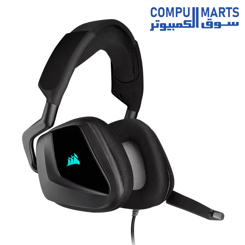 Corsair VOID RGB ELITE USB Connector Circumaural Premium Gaming Headset with 7.1 Surround Sound, Carbon - Image 5