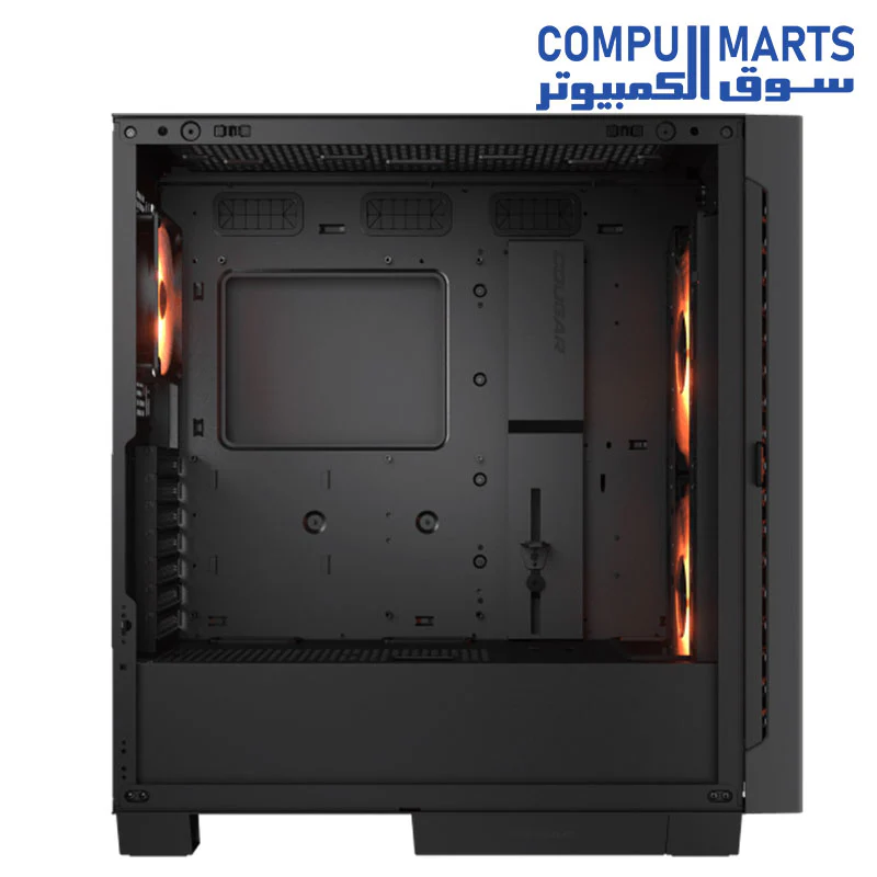 COUGAR Airface ECO RGB Mid-Tower ATX PC Case – Thermodynamic Airflow – 2X 180mm PWM Front Fans & 120mm PWM Rear Fan Pre-Installed – Max. GPU Length 390mm – Upgraded Vertical GPU Support - Image 5