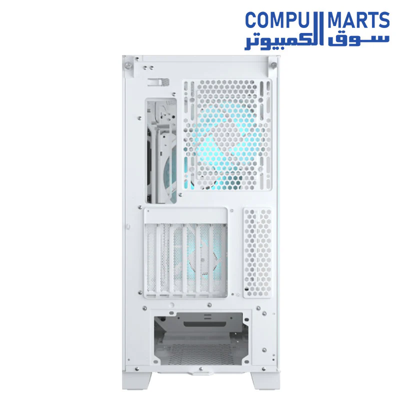 COUGAR Airface ECO RGB Mid-Tower ATX PC Case – Thermodynamic Airflow – 2X 180mm PWM Front Fans & 120mm PWM Rear Fan Pre-Installed – Max. GPU Length 390mm – Upgraded Vertical GPU Support - Image 8