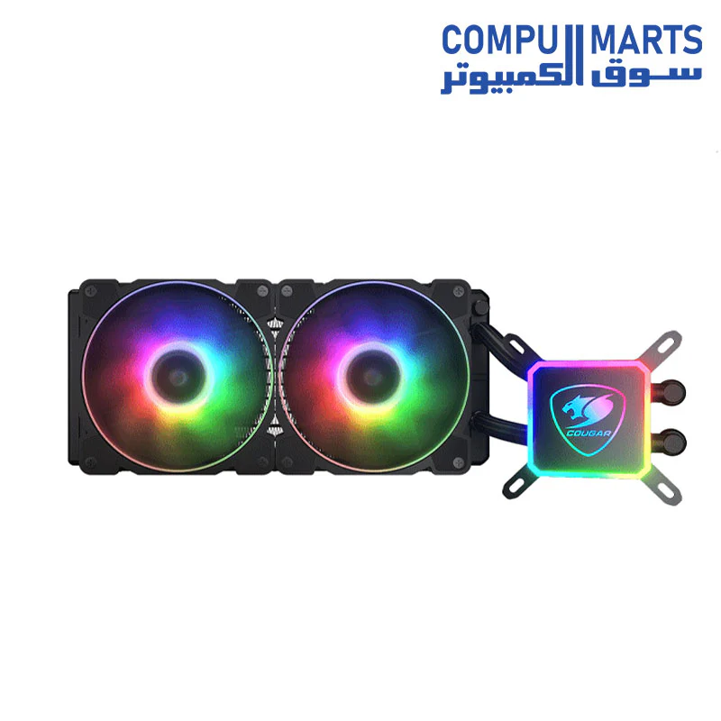 COUGAR Aqua ARGB 280 All-in-One RGB Liquid Cooling Series (COUGAR Aqua ARGB 280) - Image 2