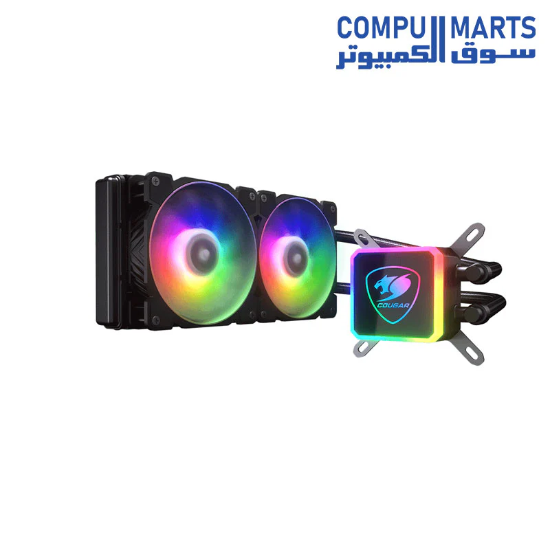 COUGAR Aqua ARGB 280 All-in-One RGB Liquid Cooling Series (COUGAR Aqua ARGB 280) - Image 4