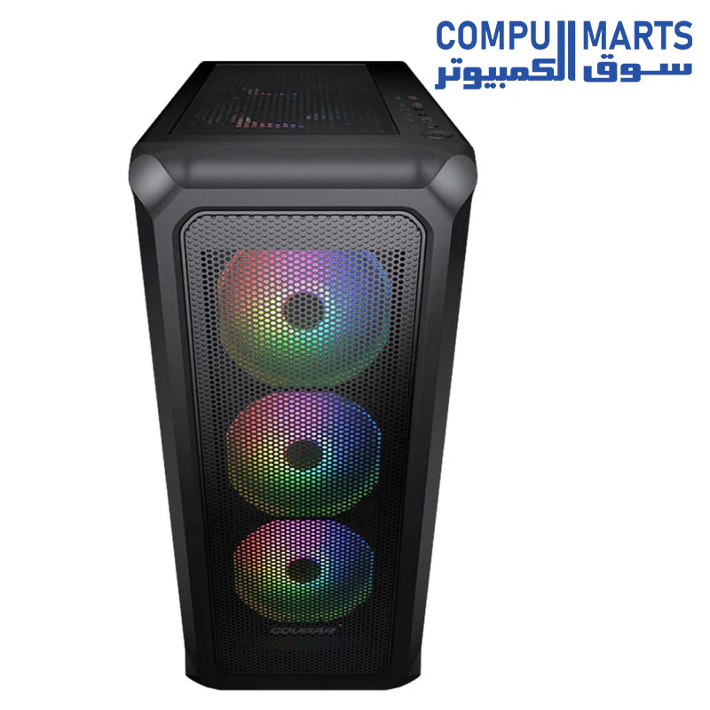 Cougar Archon 2 Mesh RGB Black Elegant ARGB Mid Tower Case with Powerful Mesh Intakes - Image 3
