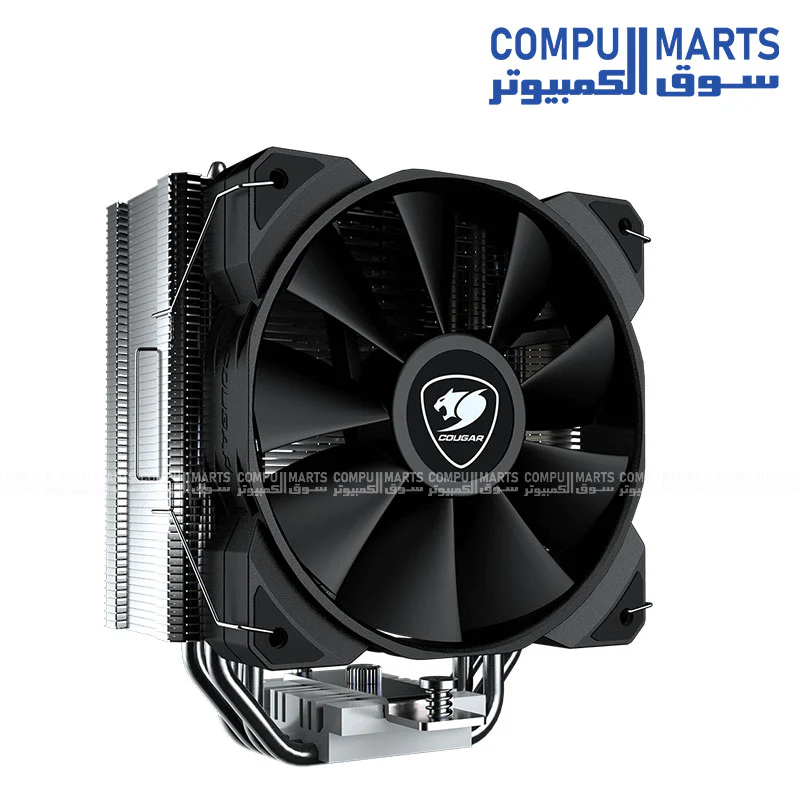 Cougar Forza 50 Essential – Single Tower Air CPU Cooler – 120mm Fan – Intel & AMD Support - Image 2