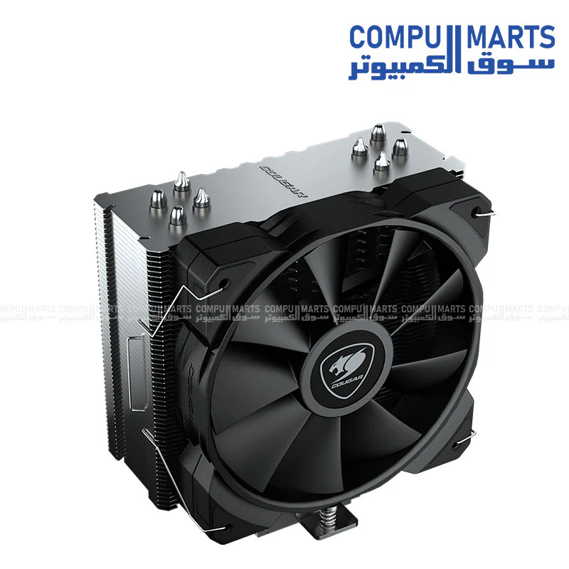 Cougar Forza 50 Essential – Single Tower Air CPU Cooler – 120mm Fan – Intel & AMD Support - Image 3