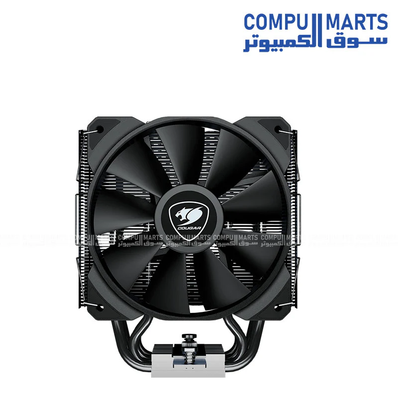 Cougar Forza 85 Essential CPU Air Cooler – 6 Heatpipes – 120mm PWM Fan – Intel/AMD Compatible - Image 2