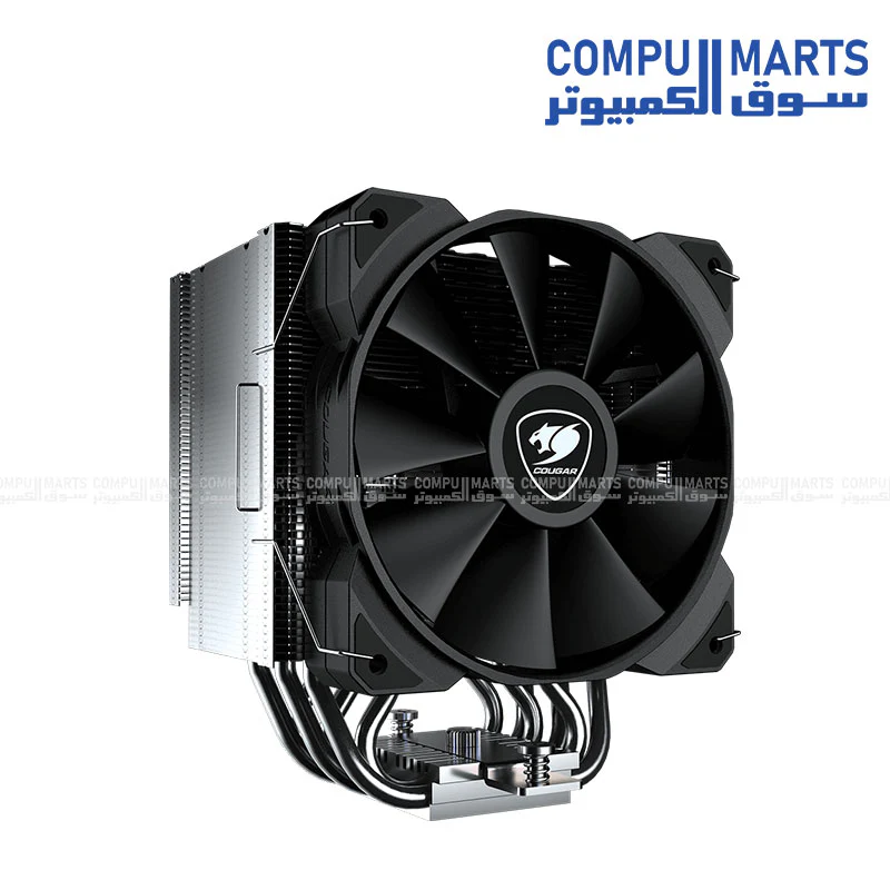 Cougar Forza 85 Essential CPU Air Cooler – 6 Heatpipes – 120mm PWM Fan – Intel/AMD Compatible - Image 3