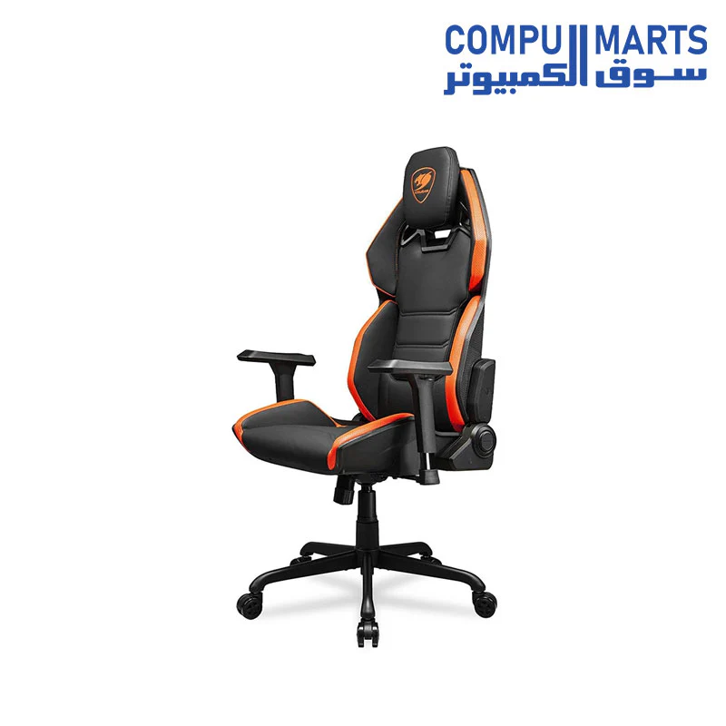 Cougar Hotrod Gaming Chair - Orange/Black - Ergonomic Design - Image 3